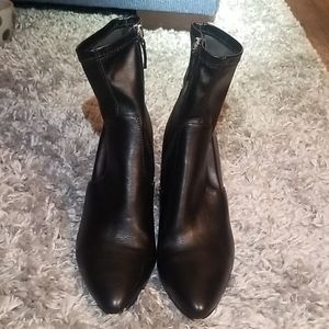 Steve Madden Black Faux Leather Boot